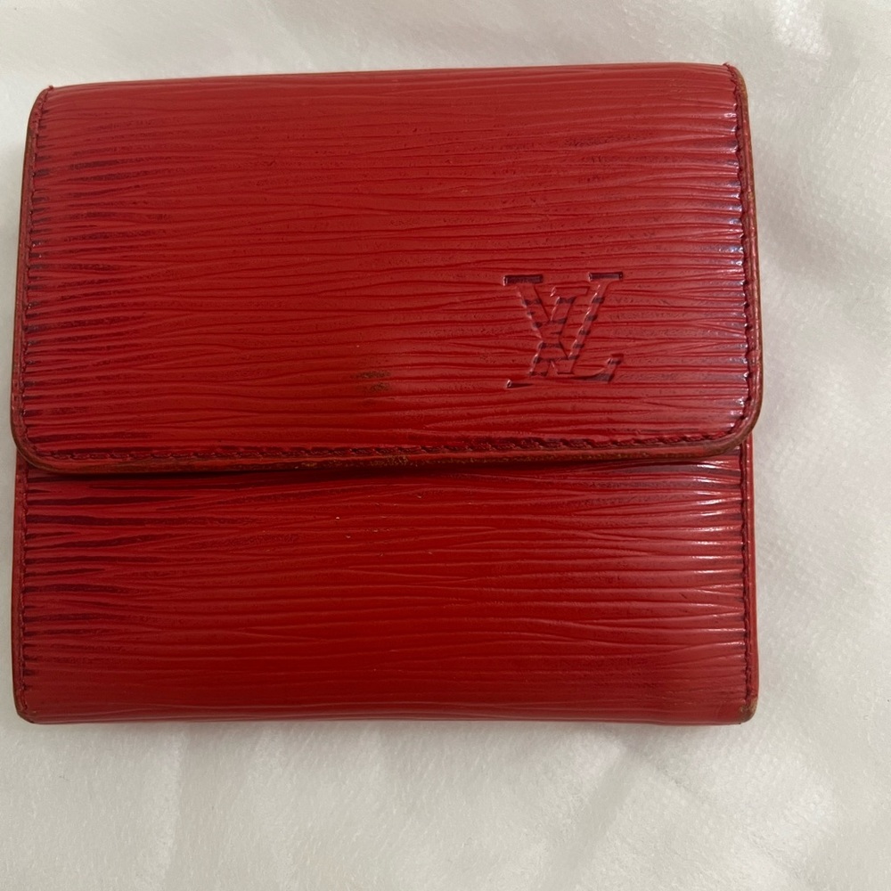 Authentic Red LV Wallet - Picture 9 of 10